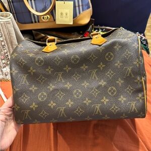 Louis Vuitton Monogram Handbag Speedy 30